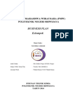 Business Plan Kelompok: Program Mahasiswa Wirausaha (PMW) Politeknik Negeri Sriwijaya