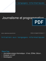 Initiation Aux Langages Informatiques - 1 - Introduction