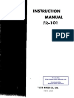 Yaesu - FR101 HF Comms Reciever - Manual