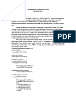 Laporan Pertanggungjawaban PSB Genap Arsitektur UI 2010