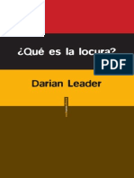 Darian Leader - ¿Qué Es La Locura? (Fragmento)