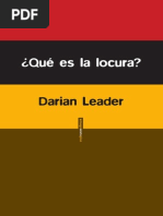 Darian Leader - ¿Qué Es La Locura? (Fragmento)