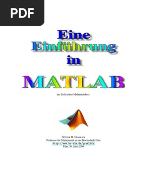 Einfuhrung In Matlab