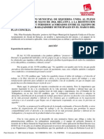 Moción de IU Relativa Al Mantenimiento Del Plan Concilia