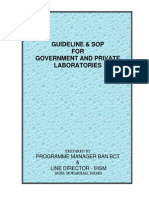 Guideline N SOP For Government and Private Laboratories