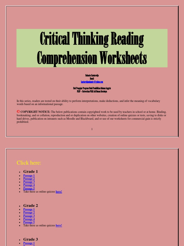 worksheet Read Theory Worksheets workbooks read theory worksheets free printable for critical thinking reading comprehension reading
