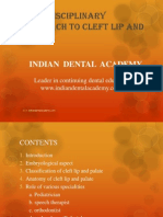 Multi Disciplinary Approach To Cleft Lip and Palate / Orthodontic Courses by Indian Dental Academy