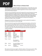 Gems - Effect on Body