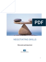 Negotiating Skills - Manualul Participantului