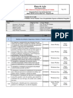 Plano de Ação para Correção de Irregularidades de Segurança