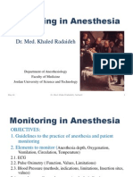 Monitoring Anesthesia