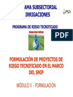 Proyectos de Irrigacion