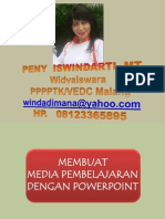 Peny, Langkah Membuat BAI DGN Powerpoint