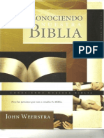 215347452 Conociendo Nuestra Biblia John Weerstra PDF