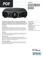 Epson EH-TW9200 3LCD Full HD 3D Home Theatre Projector