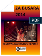 Sauti Za Busara 2014 - Festival Narrative Report