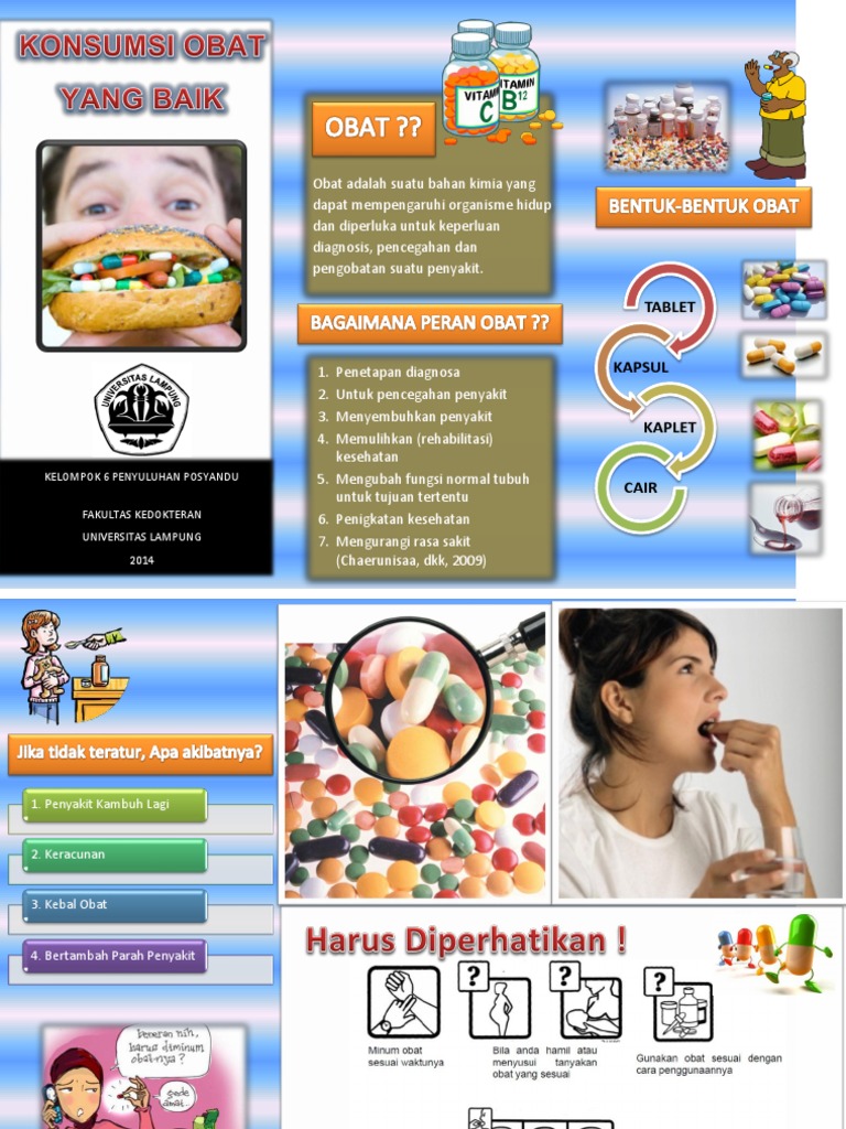 Leaflet  Minum Obat   Leaflet  Minum Obat