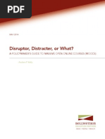 Download Disruptor distracter or what A policymakers guide to massive open online courses MOOCS by American Enterprise Institute SN224329123 doc pdf