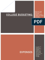 College Budgeting