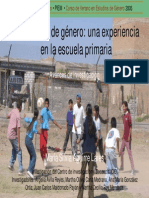 Evaluación Cualitativa de Equidad de Genero