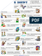 Present Simple Tense Dont or Doesnt