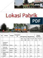 Lokasi, Material, Alat