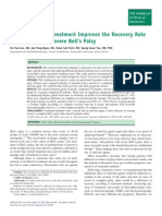 Steroid-Antiviral Treatment Improves The Recovery Rate in Patient With Severe Bell S Palsy