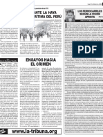 Ensayos Hacia El Crimen: CTP Apoya Demanda Ante La Haya Por La Soberanía Marítima Del Perú