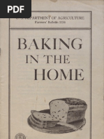 Baking in The Home: US Department of Agriculture Farmers' Bulletin #1136