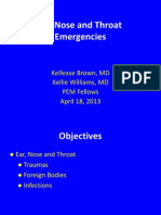 Update On ENT Emergencies