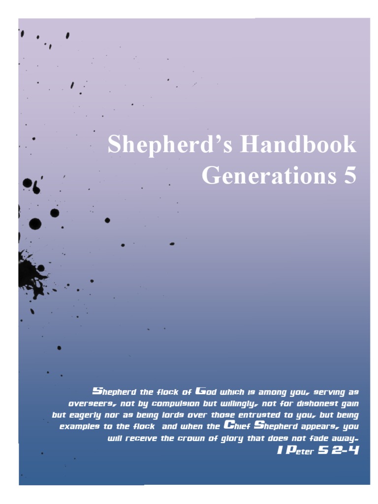 Shepherd's Handbook for Effective Ministry | PDF | Baptism | John The ...