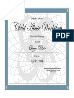 Blair 20 Child 20 Abuse 20 Workshop 20 Certificate