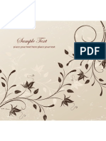 Free Floral Vector Illustration