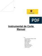 Instrumental Corte Manual