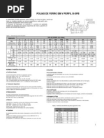 Polia Ferro Trapezoidal b
