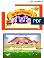 Three Little Pigs A4 Spanish