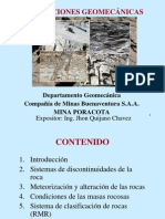 Caracteristicas Del Macizo Rocoso