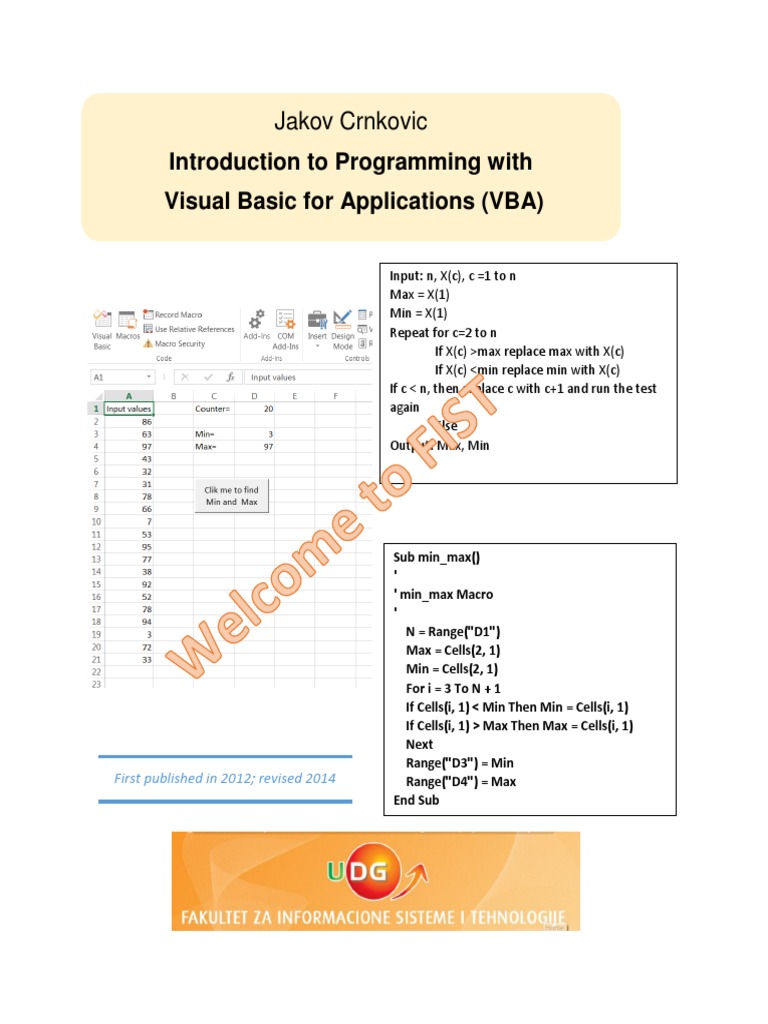 VBA Excel BOOK | PDF | Microsoft Excel | Computer Program