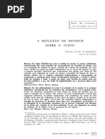 A Reflexão de Ricoeur Sobre o Justo