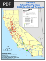 California Crude Oil Pipeline Map | PDF | California | Geographic Data ...