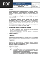 Procedimiento de Trabajo Para Tintes Penetrantes