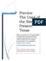 Preview - The Uses of the Simple Present Tense