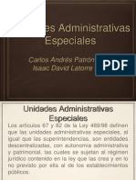 Unidades Administrativas Especiales