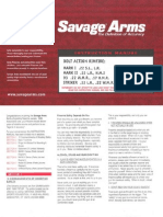 Savage Arms Model 93 .17HMR Manual