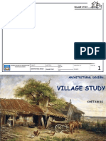 Village Study: Savera College of Architecture Architectural Design Village Study