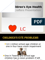 Children's Eye Health a Lenscrafters Presentation
