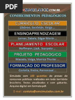 Conhec Pedag - Ce Ea Pe Pp Fp - Vm Simulados Divulgacao-Ago-2012