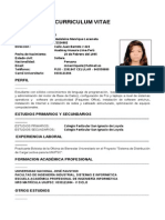 CV Madeleine Manrique Lezameta