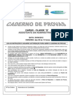 Prova Assist Administracao 2119-1