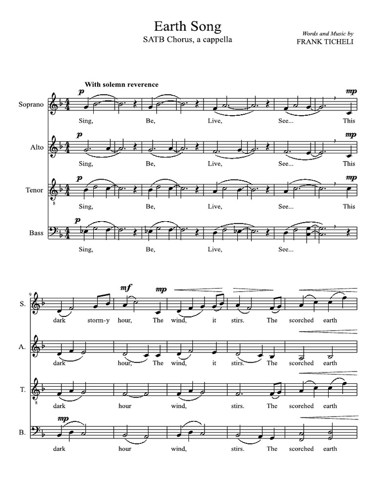Earth Song | PDF | Entertainment (General)